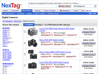 Nextag catalog before