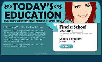 Today's Education Blue