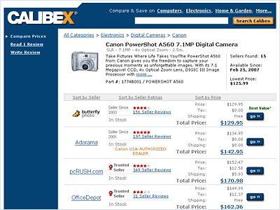 Calibex product