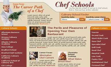 Chef School culinary education portal